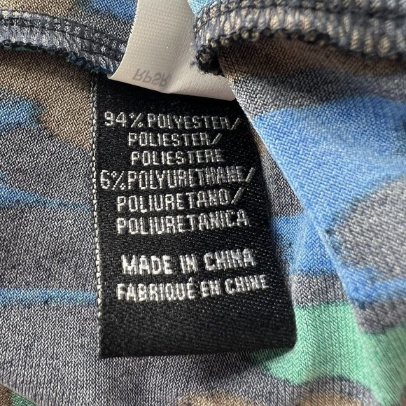 Tibi Black Abstract Colorful Strokes 3/4 Sleeve Stretchy Sheath Mini Dress XS - Picture 11 of 12